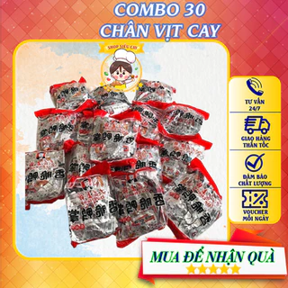 ⭐COMBO 30 Chân vịt Tứ Xuyên cay Dacheng màu đỏ⭐DATE MỚI✅