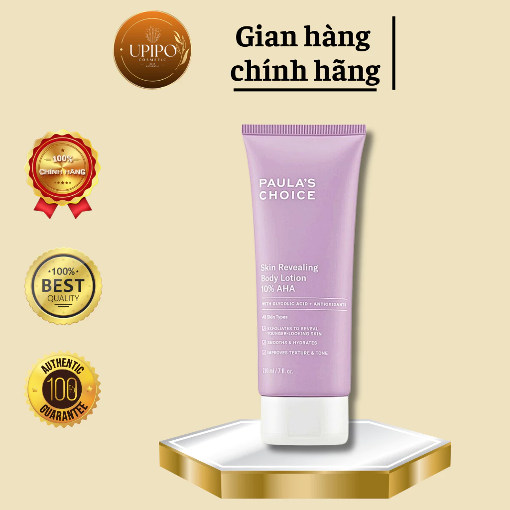 Kem Dưỡng Thể Paula's Choice 10% AHA Làm Sáng Da 210ml