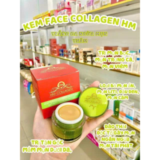 Kem Face HM COLLAGEN Dưỡng Trắng Mờ Nám Hỗ Trợ Giảm Mụn Hàng Chính Hãng