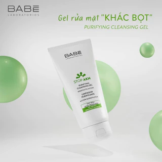 [Chính hãng BABE] Gel rửa mặt dịu nhẹ Babe Stop AKN Purifying Cleansing Gel 200ml