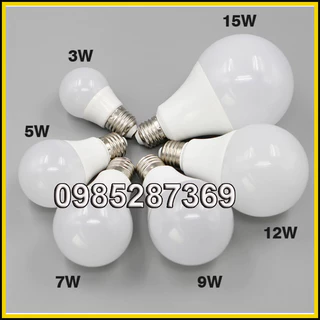 Bóng Led 3W/5W/7W/9W/12W Giá Rẻ Ánh Sáng Vàng/Trắng, Đèn Trang Trí Ngoài Trời Chống Nước