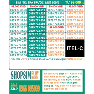 SIM ITEL ĐẸP TRẢ TRƯỚC – TÀI KHOẢN O Đ, NGHE GỌI, 4G, SỬ DỤNG TOÀN QUỐC – SIM SỬ DỤNG SÓNG VÀ THẺ CÀO VINAPHONE