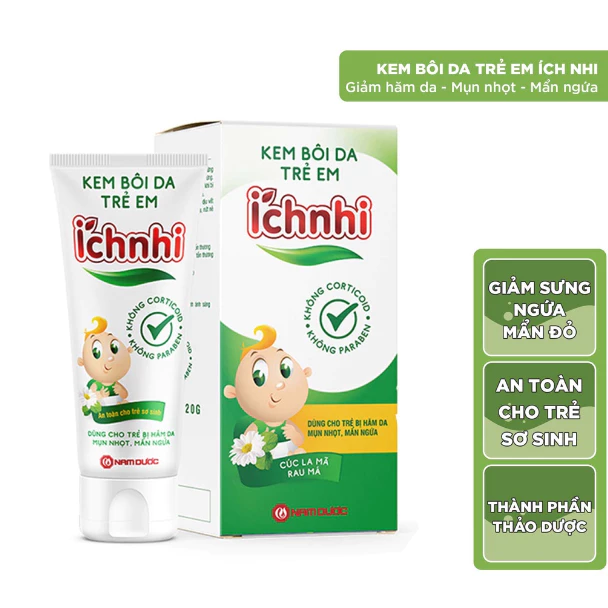 Kem bôi da trẻ em Ích Nhi (Hộp 20g)