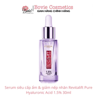 Tinh chất dưỡng da Serum cấp ẩm & giảm nếp nhăn L'Oréal Revitalift Pure Hyaluronic Acid 1.5% 30ml