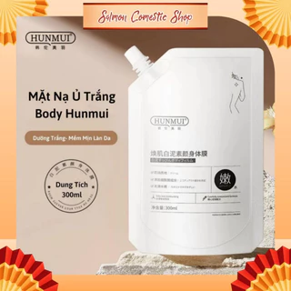 Kem Ủ Tắm Trắng HUNMUI Niacinamide Body 300ml, Bật Tone Ngay Sau Sử Dụng, Chính Hãng Nội Địa Trung - Salmon Shop