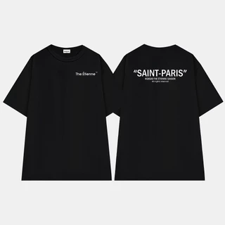 Áo Phông basic SAINT PARIS trẻ trung phong cách Hàn Quốc, áo thun tay lỡ