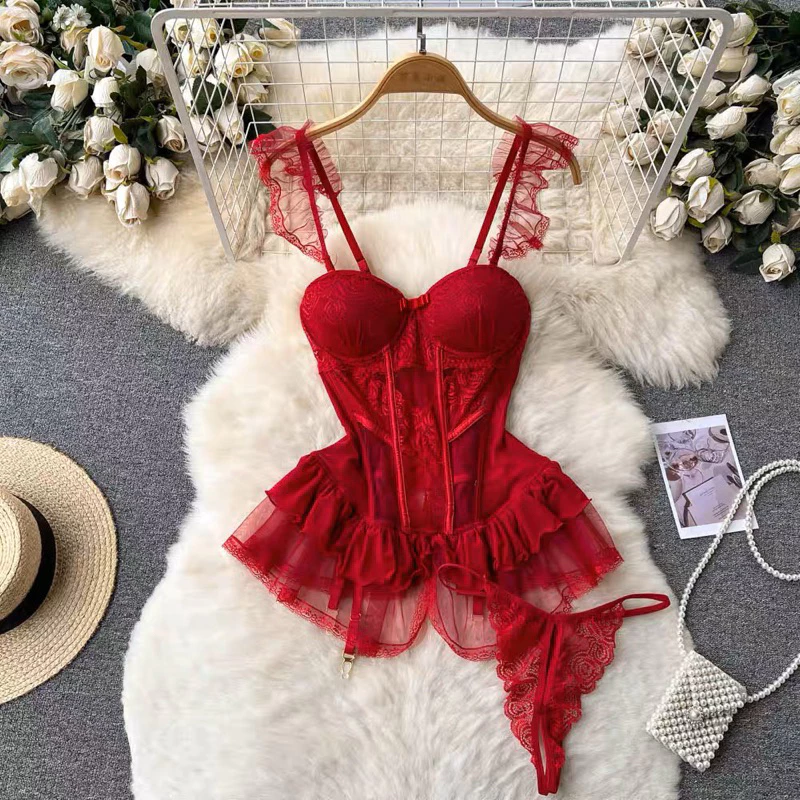 VÁY NGỦ REN SEXY CÚP NGỰC HAI DÂY CHẤT ĐẸP