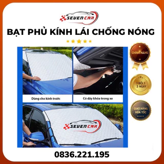 Bạt phủ kính lái ô tô, tấm chắn nắng kính lái xe hơi tráng bạc 4 lớp chống nắng - SEVEN.CAR