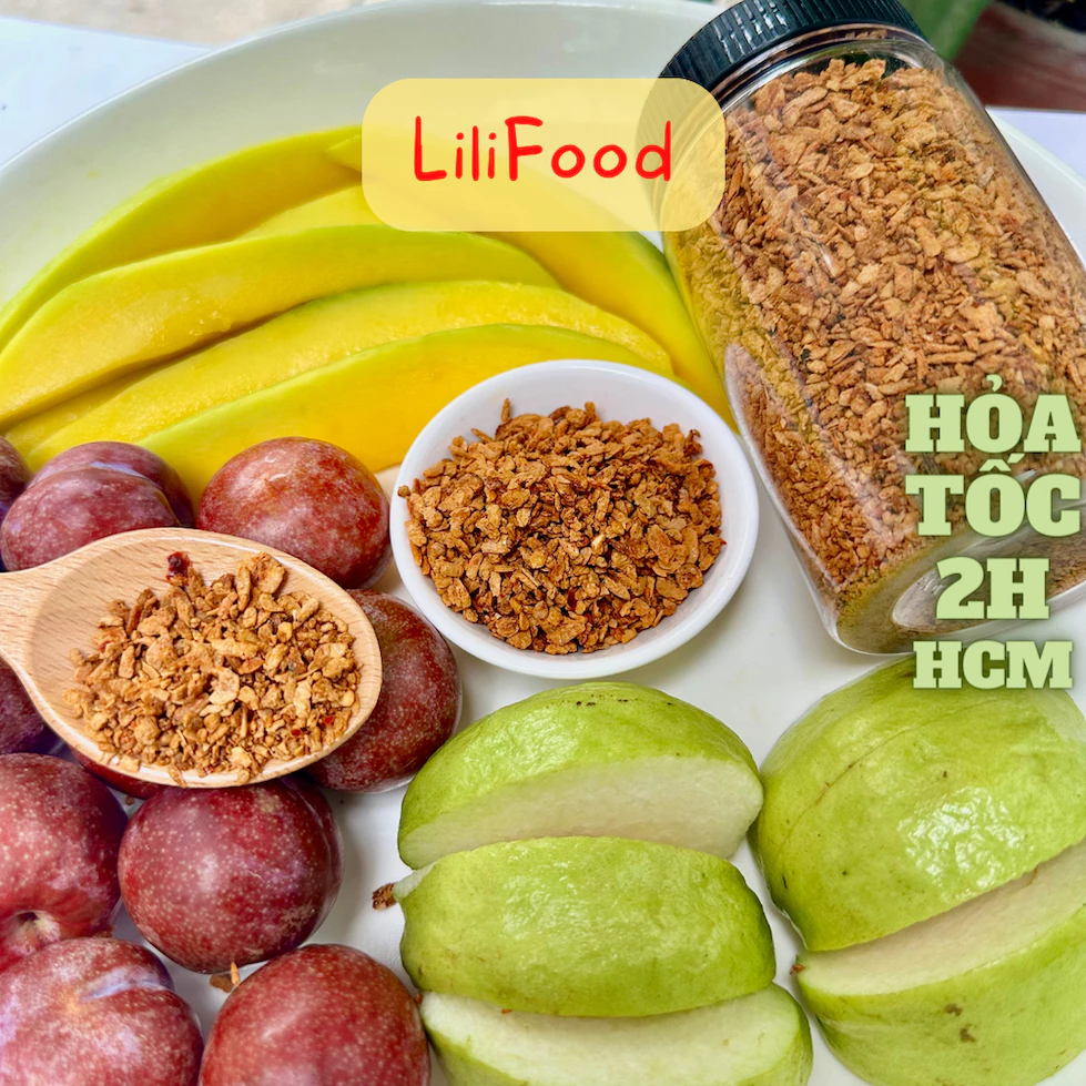 Muối Tôm Hột Đặc Biệt Siêu Tôm Siêu Ngon Dùng Trộn Bánh Tráng Tây Ninh Size 100g - 350g-LiliFood