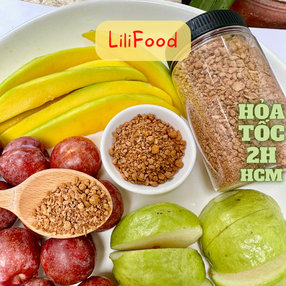 Muối Tôm Hột Loại 2 Ngon Ít Tôm Siêu Ngon Dùng Trộn Chấm Bánh Tráng, Trái Cây Tây Ninh Size 100gr - 500gr-LiliFood