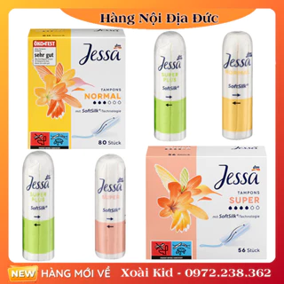 (Tách lẻ có Che Tên)Tampon Jessa / Facelle/Ob nội địa Đức đủ size của Đức - Băng vệ sinh dạng nút -Date mới nhất Đủ Bill