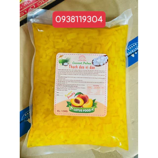 thạch dừa sợi đào hoa sen 1kg5