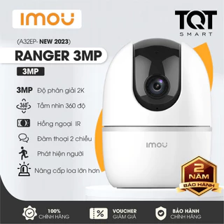 Camera IP Wifi IMOU RANGER 3MP - IPC-A32EP-L 3MP 2K - Đàm Thoại 2 Chiều Loa Lớn - Xoay 360 Độ - Phát Hiện Chuyển Động