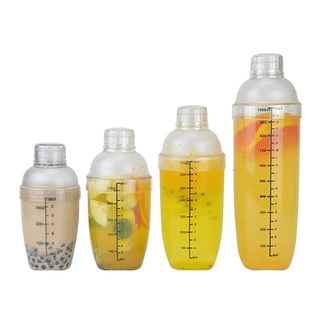 Bình lắc shaker nhựa dày 350ml, 550ml, 750ml