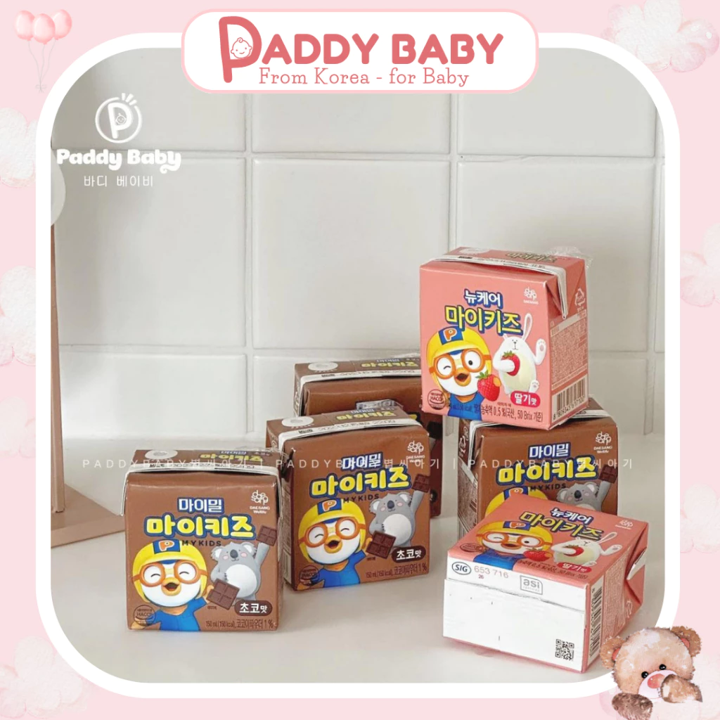 [Thùng 24 hộp] Sữa tươi dinh dưỡng Pororo Hàn Quốc cho bé từ 1 tuổi