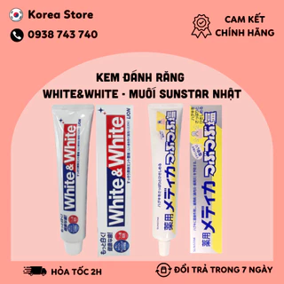 Kem Đánh Răng White&White - Muối Sunstar Nhật