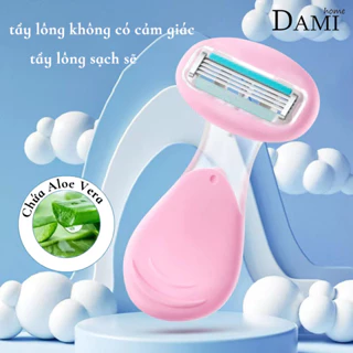 Dụng cụ tẩy lông dành cho nữ dao cạo bằng tay với tinh chất gel lô hội dụng cụ tẩy lông