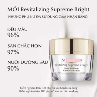 Kem dưỡng trắng da Estee Revitalizing Bright tách set unbox 15ml