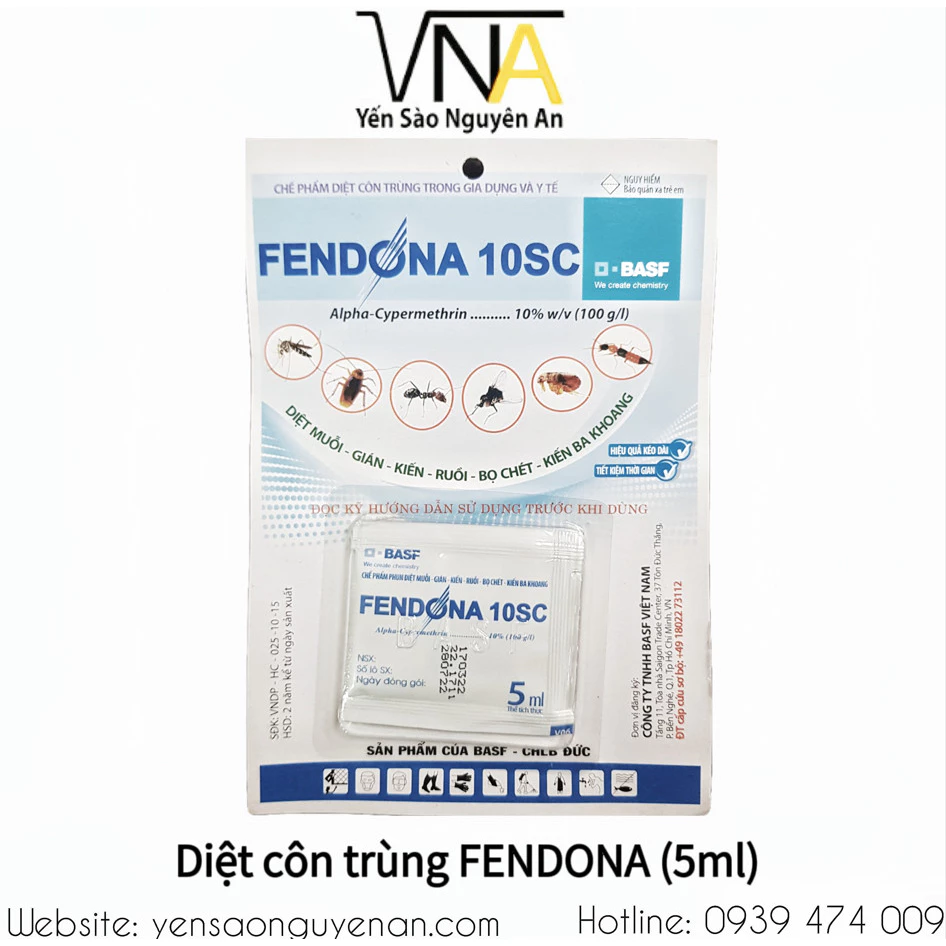 [NA000149] COMBO MUA 10 TẶNG 1 GÓI DIỆT CÔN TRÙNG FENDONA (5ML)