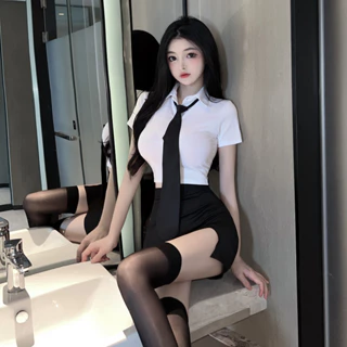 Set Đồ Cosplay Thư Ký Sexy Gợi Cảm P005