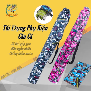 Túi đựng cần câu cá rằn ri Đồ Câu Việt Bắc tiện ích có thể gấp gọn phù hợp mang đi xa