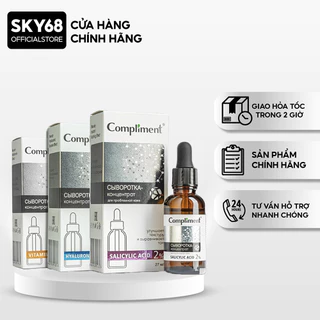 Serum Compliment No Problem Tinh Chất Dưỡng Da B5 BHA 2% Vitamin C Se Khít Lỗ Chân Lông 27ml