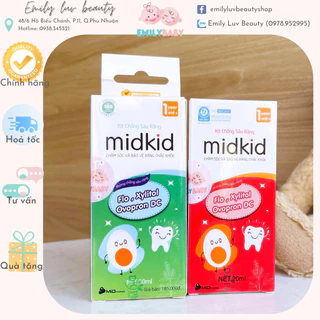 Xịt chống sâu răng Midkid cho bé từ 1 tuổi