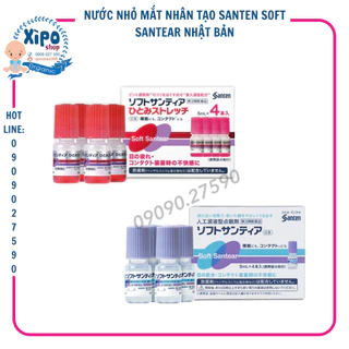 Nước Nhỏ Mắt Nhân Tạo Santen Soft Santear Nhật Bản 2 Màu