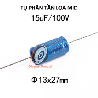 TỤ 15uF 100V KHÔNG PHÂN CỰC - LOA LOA MID - TỤ LOA TRUNG - TỤ PHÂN TẦN LOA MID