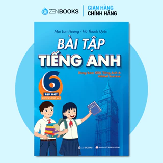 Sách - Bài Tập Tiếng Anh Lớp 6 Tập 1 - Không Đáp Án (Dùng kèm SGK Global Success)