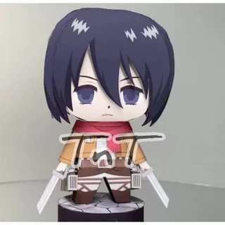 [Attack On Titan] - Mô hình giấy Anime Chibi Mikasa Ackerman