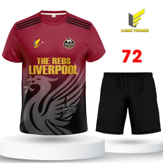 M72 Bộ Quần Áo Bóng Đá Thể Thao -  CLB - LIVERPOOL - Long Thanh