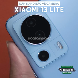 Miếng Dán Bảo Vệ Camera Xiaomi 13 Lite Tăng Cường Lực Chống Vỡ Nguyên Liệu Nhựa Nano Cao Cấp