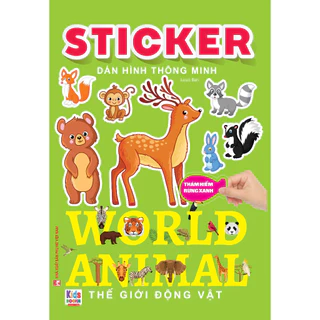 Sách - Sticker dán hình thông minh - Thám Hiểm Rừng Xanh