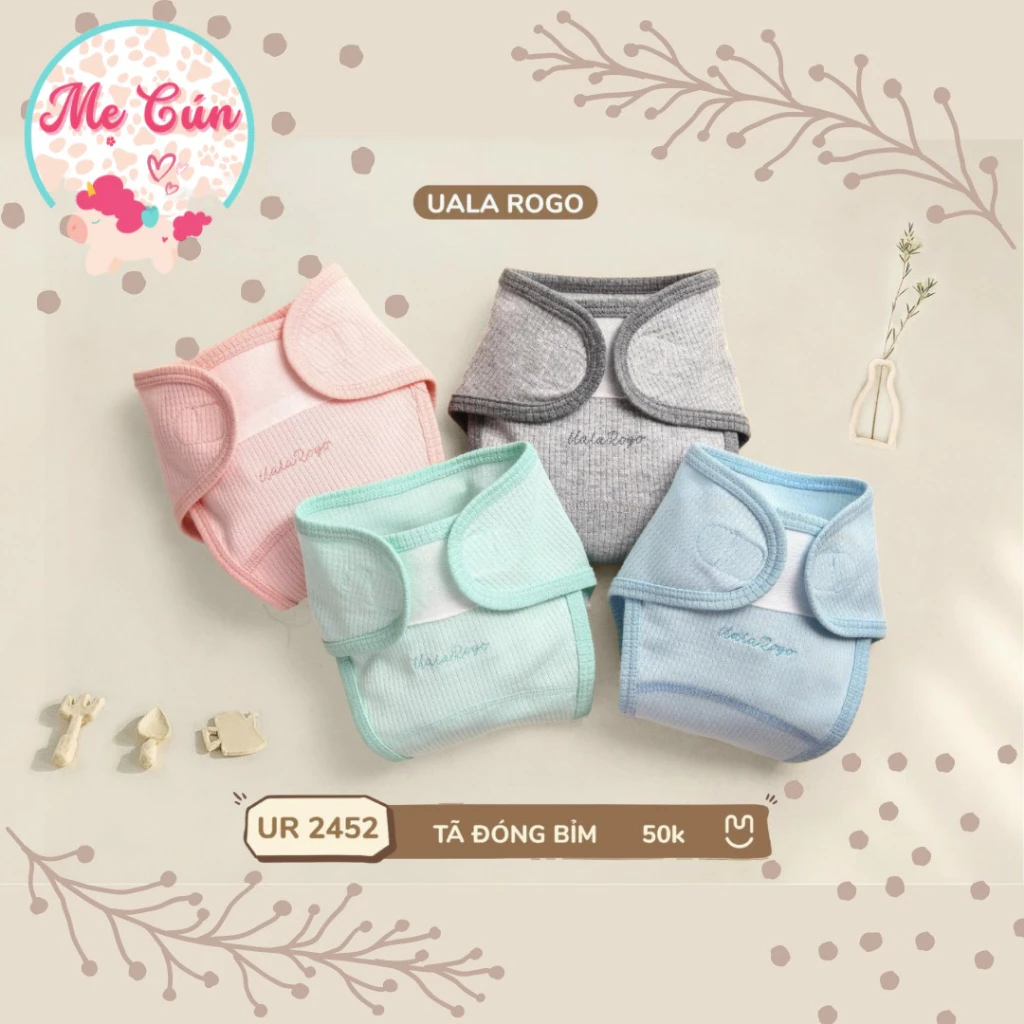 (Giao màu ngẫu nhiên) Quần mặc tã bỉm quần đóng tã bỉm Uala Rogo