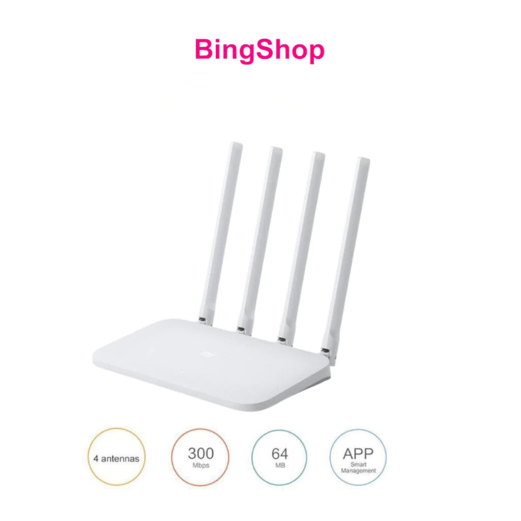 Xiaomi AC 1200Mbps Dualband Bộ Phát Wifi R4AC - Mi Router 4A - Quốc Tế Tiếng Anh-BH 2 năm 1 đổi 1-Hàng Chính Hãng