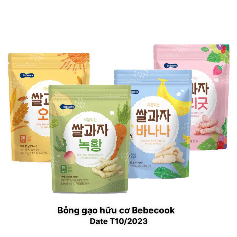 Bỏng gạo hữu cơ BEBECOOK cho bé