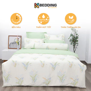 Bộ ga giường Cotton K-Bedding by Everon KCP (Không bao gồm chăn/mền)