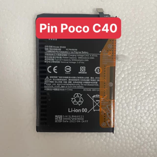 Pin Xiaomi Redmi Poco C40 / BN66 Dung Lượng 6000mAh Hàng Zin Nhập Khẩu Bảo Hành 6 Tháng 1 Đổi 1