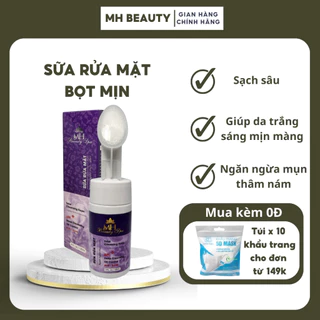 Sữa rửa mặt bọt mịn MH Beauty Cung cấp dưỡng chất cần thiết để nuôi dưỡng và giữ ẩm cho da - MH Beauty