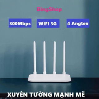 Xiaomi Bộ Phát Wifi Router - Mi Router 4A&4C - Quốc Tế Tiếng Anh-BH 2 năm 1 đổi 1-Hàng Chính Hãng
