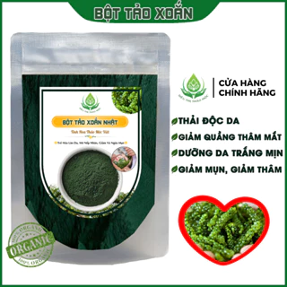 ✅[THƯỢNG HẠNG] Bột Tảo Xoắn Spirulina Nhật Bản Nguyên Chất Đắp Mặt Nạ Giúp Trẻ Hóa Sáng Da Mờ Thâm Nám Giảm Mụn