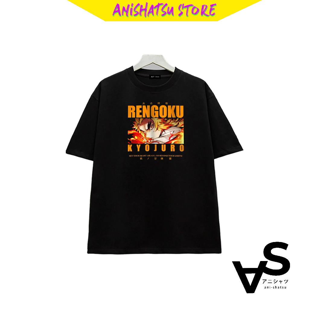 Áo thun Demon Slayer Viêm Trụ Rengoku Unisex - cực chất giá rẻ mẫu HOT bán chạy