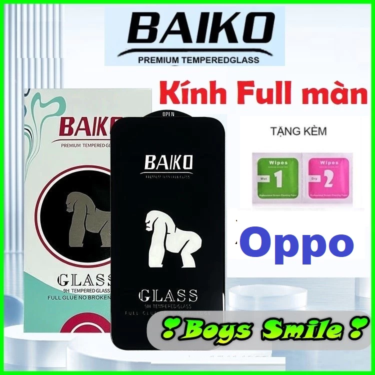 Kính BAIKO cho Oppo Reno 6 5G Reno 8/8z 4g/5g Reno 5 Reno 3 pro Reno 2F