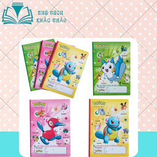 Vở ô ly cao cấp Pokemon 48 trang hải tiến-lốc 10 quyển.