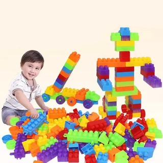 Túi ráp xếp hình, đồ chơi sáng tạo Lego lớn