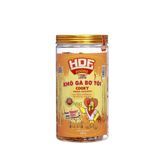 [Đồ ĂN VẶT Cao Cấp] Khô gà bơ tỏi Cooky 250g làm từ 100% thịt gà tươi - Khô gà lá chanh Cooky