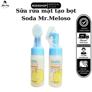 SỮA RỬA MẶT SODA DR.MELOSO TẠO BỌT KIỂM SOÁT BÃ NHỜN VÀ LOẠI BỎ MỤN ĐẦU ĐEN