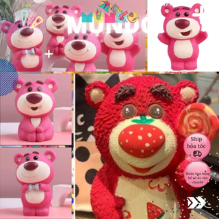 Tô Tượng Thạch Cao Gấu Dâu Lotso XXL,  Tượng Thạch Cao MUNDO