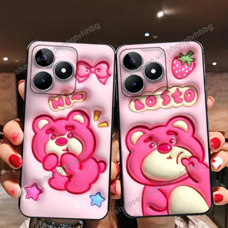 Ốp lưng REALME C53 GẤU DÂU LOTSO cực hot hit, mẫu hot cute rẻ cực đẹp